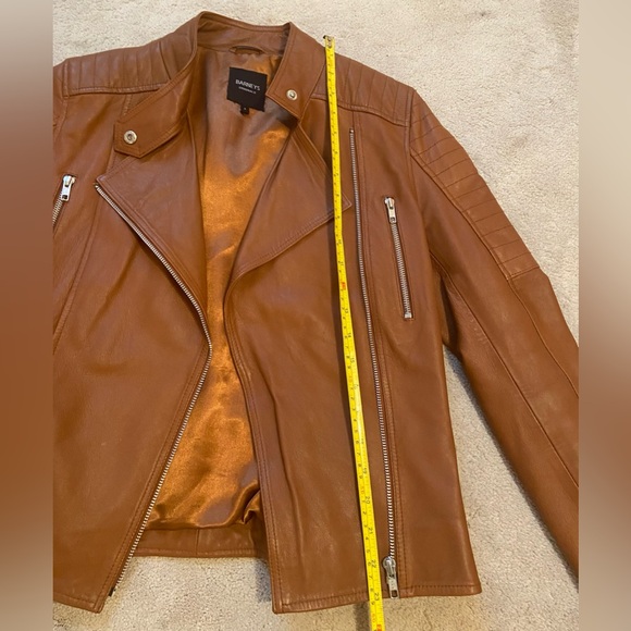 Barneys Brown All Leather Jacket - Picture 6 of 10